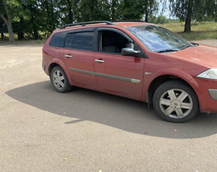 Красный Рено Меган, объемом двигателя 1.6 л и пробегом 180 тыс. км за 4800 $, фото 6 на Automoto.ua