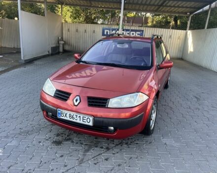 Красный Рено Меган, объемом двигателя 1.6 л и пробегом 146 тыс. км за 3700 $, фото 1 на Automoto.ua
