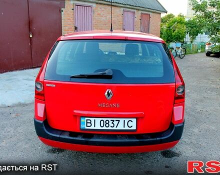 Красный Рено Меган, объемом двигателя 1.6 л и пробегом 254 тыс. км за 5100 $, фото 2 на Automoto.ua