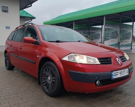 Красный Рено Меган, объемом двигателя 1.5 л и пробегом 269 тыс. км за 3400 $, фото 1 на Automoto.ua