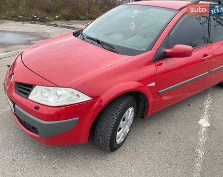 Красный Рено Меган, объемом двигателя 1.6 л и пробегом 265 тыс. км за 5200 $, фото 1 на Automoto.ua