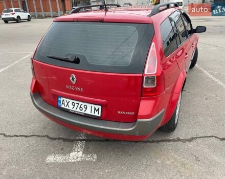 Красный Рено Меган, объемом двигателя 1.6 л и пробегом 265 тыс. км за 5200 $, фото 4 на Automoto.ua