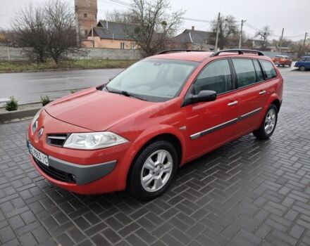 Красный Рено Меган, объемом двигателя 1.6 л и пробегом 237 тыс. км за 3850 $, фото 1 на Automoto.ua