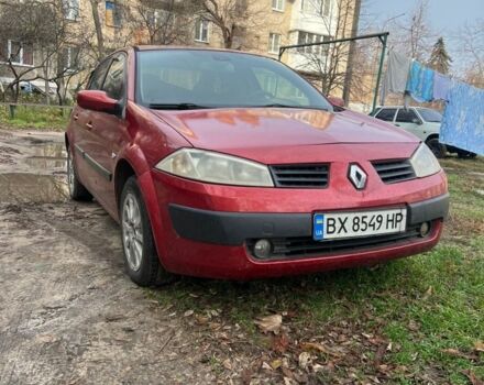 Красный Рено Меган, объемом двигателя 1.9 л и пробегом 237 тыс. км за 3000 $, фото 1 на Automoto.ua