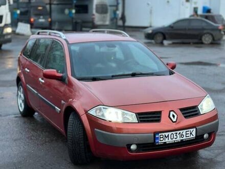 Рено Меган 2003 в Сумах на Automoto.ua Красный Рено Меган, объемом двигателя 1.6 л и пробегом 400 тыс. км за 5000 $, фото 1 на Automoto.ua