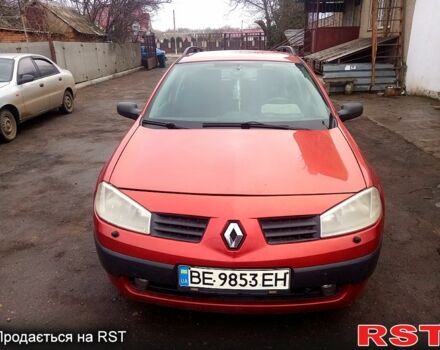 Красный Рено Меган, объемом двигателя 1.6 л и пробегом 200 тыс. км за 4200 $, фото 1 на Automoto.ua