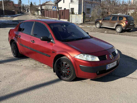 Рено Меган 2004 у Києві на Automoto.ua Червоний Рено Меган, об'ємом двигуна 1.6 л та пробігом 250 тис. км за 3650 $, фото 1 на Automoto.ua