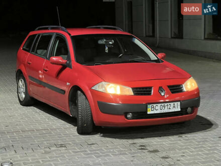 Красный Рено Меган, объемом двигателя 1.5 л и пробегом 310 тыс. км за 3799 $, фото 1 на Automoto.ua