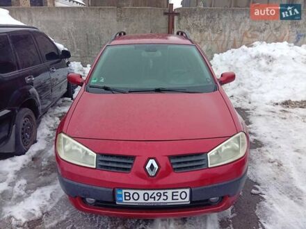 Красный Рено Меган, объемом двигателя 1.6 л и пробегом 230 тыс. км за 3800 $, фото 1 на Automoto.ua
