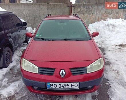 Красный Рено Меган, объемом двигателя 1.6 л и пробегом 230 тыс. км за 3800 $, фото 1 на Automoto.ua