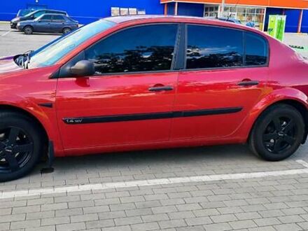 Красный Рено Меган, объемом двигателя 1.4 л и пробегом 251 тыс. км за 5000 $, фото 1 на Automoto.ua