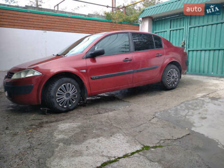 Рено Меган 2005 у Дніпро (Дніпропетровську) на Automoto.ua Червоний Рено Меган, об'ємом двигуна 1.39 л та пробігом 175 тис. км за 4000 $, фото 1 на Automoto.ua