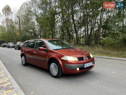 Рено Меган 2005 в Чернигове на Automoto.ua Красный Рено Меган, объемом двигателя 1.6 л и пробегом 215 тыс. км за 4600 $, фото 1 на Automoto.ua
