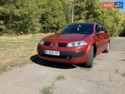 Рено Меган 2005 у Диканьке на Automoto.ua Червоний Рено Меган, об'ємом двигуна 1.6 л та пробігом 171 тис. км за 5850 $, фото 1 на Automoto.ua