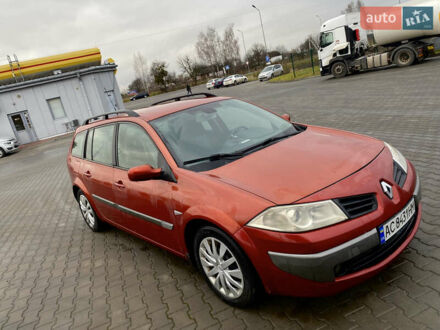 Красный Рено Меган, объемом двигателя 1.6 л и пробегом 209 тыс. км за 4500 $, фото 1 на Automoto.ua