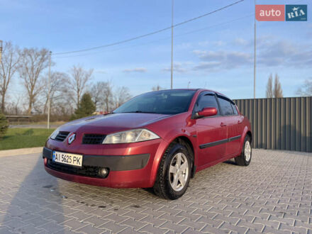Рено Меган 2006 в Кагарлыке на Automoto.ua Красный Рено Меган, объемом двигателя 1.6 л и пробегом 290 тыс. км за 3500 $, фото 1 на Automoto.ua