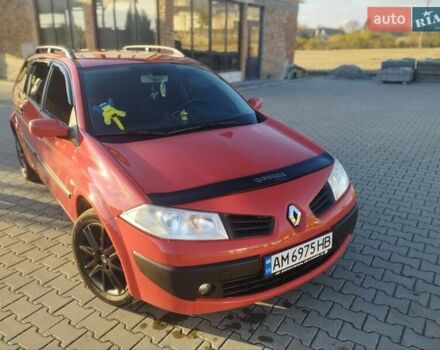 Красный Рено Меган, объемом двигателя 1.6 л и пробегом 204 тыс. км за 6300 $, фото 1 на Automoto.ua