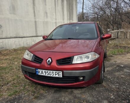 Красный Рено Меган, объемом двигателя 1.6 л и пробегом 157 тыс. км за 4000 $, фото 1 на Automoto.ua