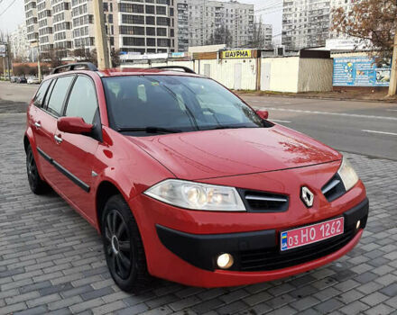 Красный Рено Меган, объемом двигателя 1.6 л и пробегом 170 тыс. км за 5999 $, фото 1 на Automoto.ua