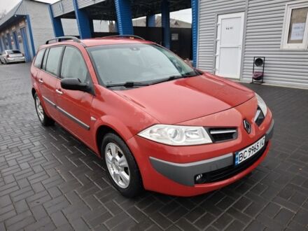 Красный Рено Меган, объемом двигателя 1.6 л и пробегом 237 тыс. км за 3850 $, фото 1 на Automoto.ua