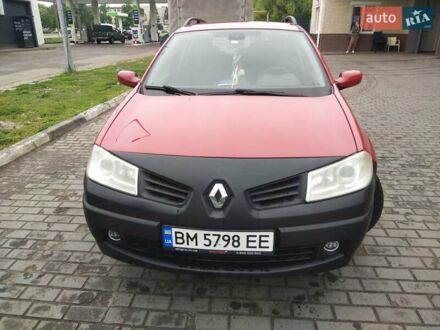 Рено Меган 2008 в Сумах на Automoto.ua Красный Рено Меган, объемом двигателя 1.6 л и пробегом 208 тыс. км за 6500 $, фото 1 на Automoto.ua