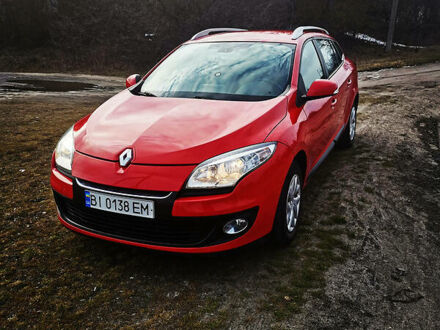 Красный Рено Меган, объемом двигателя 1.5 л и пробегом 245 тыс. км за 7000 $, фото 1 на Automoto.ua