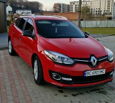 Красный Рено Меган, объемом двигателя 1.5 л и пробегом 214 тыс. км за 7300 $, фото 1 на Automoto.ua