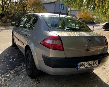 Серый Рено Меган, объемом двигателя 1.6 л и пробегом 245 тыс. км за 3000 $, фото 3 на Automoto.ua