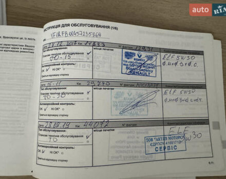 Серый Рено Меган, объемом двигателя 1.5 л и пробегом 93 тыс. км за 14250 $, фото 16 на Automoto.ua