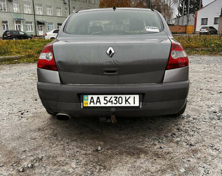 Серый Рено Меган, объемом двигателя 1.4 л и пробегом 217 тыс. км за 5300 $, фото 3 на Automoto.ua