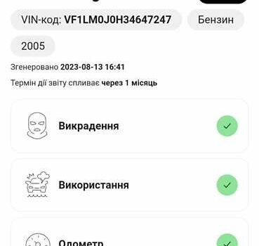 Серый Рено Меган, объемом двигателя 1.6 л и пробегом 174 тыс. км за 5500 $, фото 17 на Automoto.ua