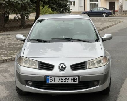 Серый Рено Меган, объемом двигателя 1.6 л и пробегом 216 тыс. км за 2999 $, фото 1 на Automoto.ua