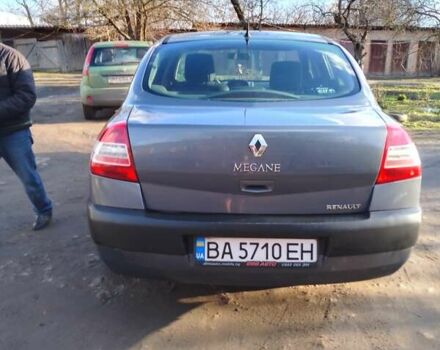 Рено Меган 2007 у Устиновке на Automoto.ua Сірий Рено Меган, об'ємом двигуна 1.4 л та пробігом 266 тис. км за 5600 $, фото 1 на Automoto.ua