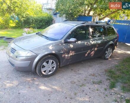 Серый Рено Меган, объемом двигателя 2 л и пробегом 264 тыс. км за 4900 $, фото 2 на Automoto.ua