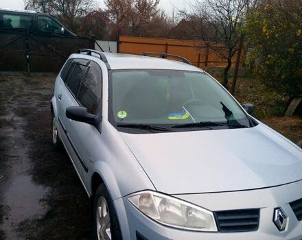 Серый Рено Меган, объемом двигателя 1.5 л и пробегом 208 тыс. км за 4570 $, фото 4 на Automoto.ua