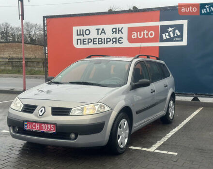 Серый Рено Меган, объемом двигателя 1.6 л и пробегом 197 тыс. км за 5300 $, фото 7 на Automoto.ua