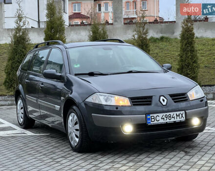Серый Рено Меган, объемом двигателя 1.6 л и пробегом 221 тыс. км за 4850 $, фото 1 на Automoto.ua