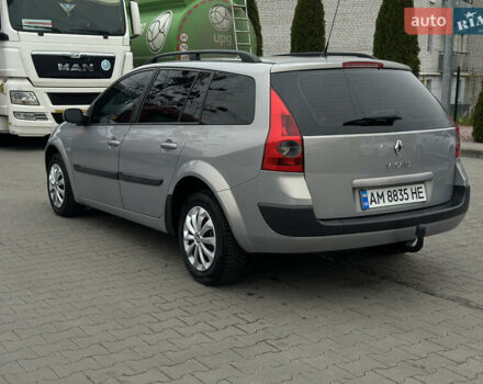 Серый Рено Меган, объемом двигателя 1.6 л и пробегом 215 тыс. км за 4900 $, фото 6 на Automoto.ua