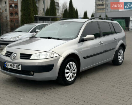 Серый Рено Меган, объемом двигателя 1.6 л и пробегом 215 тыс. км за 4900 $, фото 8 на Automoto.ua