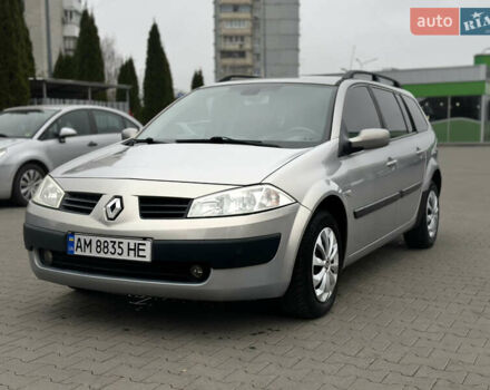 Серый Рено Меган, объемом двигателя 1.6 л и пробегом 215 тыс. км за 4900 $, фото 9 на Automoto.ua