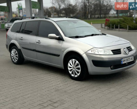 Серый Рено Меган, объемом двигателя 1.6 л и пробегом 215 тыс. км за 4900 $, фото 2 на Automoto.ua