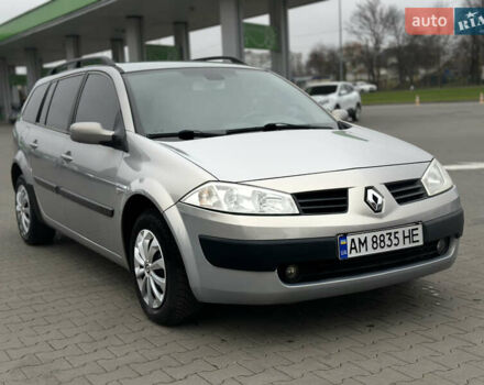 Серый Рено Меган, объемом двигателя 1.6 л и пробегом 215 тыс. км за 4900 $, фото 10 на Automoto.ua