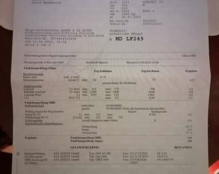 Сірий Рено Меган, об'ємом двигуна 1.6 л та пробігом 105 тис. км за 5300 $, фото 11 на Automoto.ua