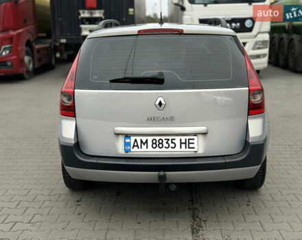 Серый Рено Меган, объемом двигателя 1.6 л и пробегом 215 тыс. км за 4900 $, фото 5 на Automoto.ua