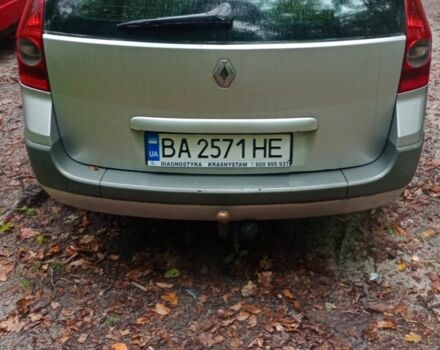 Серый Рено Меган, объемом двигателя 1.9 л и пробегом 268 тыс. км за 3200 $, фото 1 на Automoto.ua