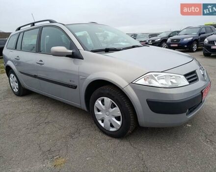 Серый Рено Меган, объемом двигателя 1.6 л и пробегом 215 тыс. км за 5700 $, фото 1 на Automoto.ua