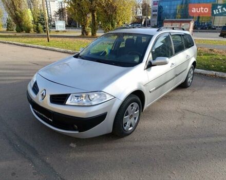 Серый Рено Меган, объемом двигателя 1.6 л и пробегом 210 тыс. км за 4650 $, фото 9 на Automoto.ua