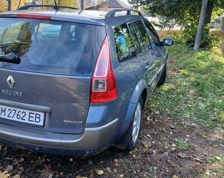 Рено Меган 2006 в Конотопе на Automoto.ua Серый Рено Меган, объемом двигателя 2 л и пробегом 219 тыс. км за 5600 $, фото 4 на Automoto.ua