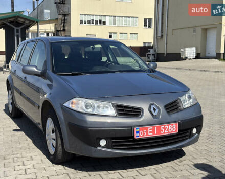 Серый Рено Меган, объемом двигателя 1.6 л и пробегом 265 тыс. км за 4350 $, фото 7 на Automoto.ua