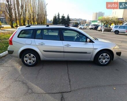 Серый Рено Меган, объемом двигателя 1.6 л и пробегом 210 тыс. км за 4650 $, фото 6 на Automoto.ua